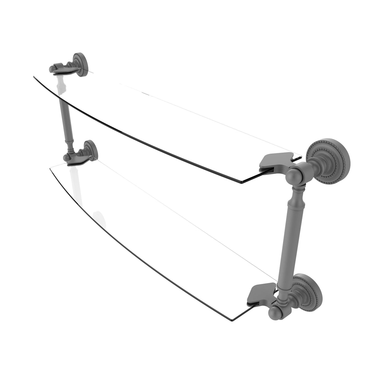 18x22 Two Tiered Glass Shelf Oil Rubbed Bronze O16387