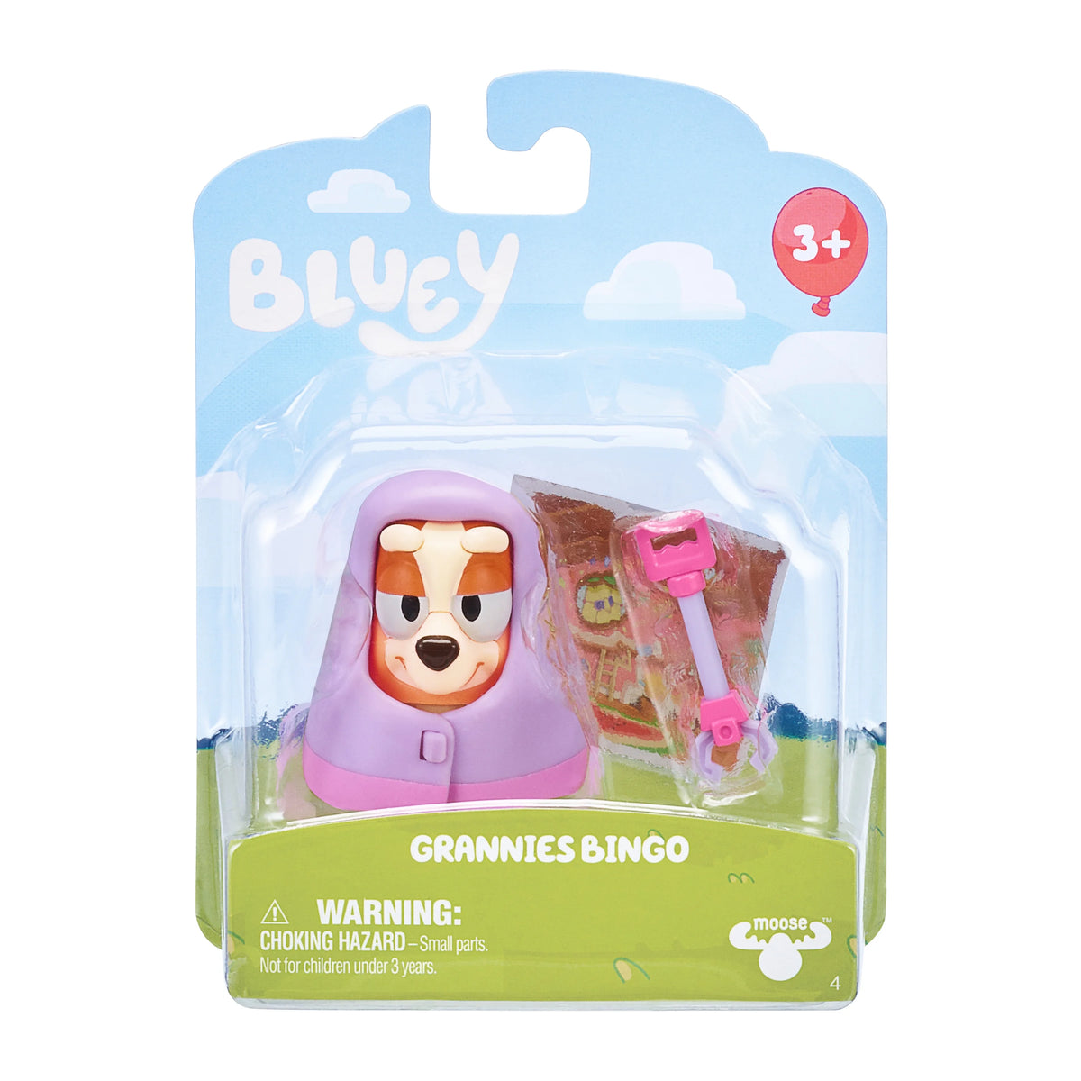 Bluey Story Starter Pack, 1 2-3" Plastic Toy Figure and Accessory, Multi-Color B512