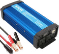 500W Pure Sine Wave Power Inverter DC 12V to 110V AC with 2.4A USB Car Charger Adapter E478