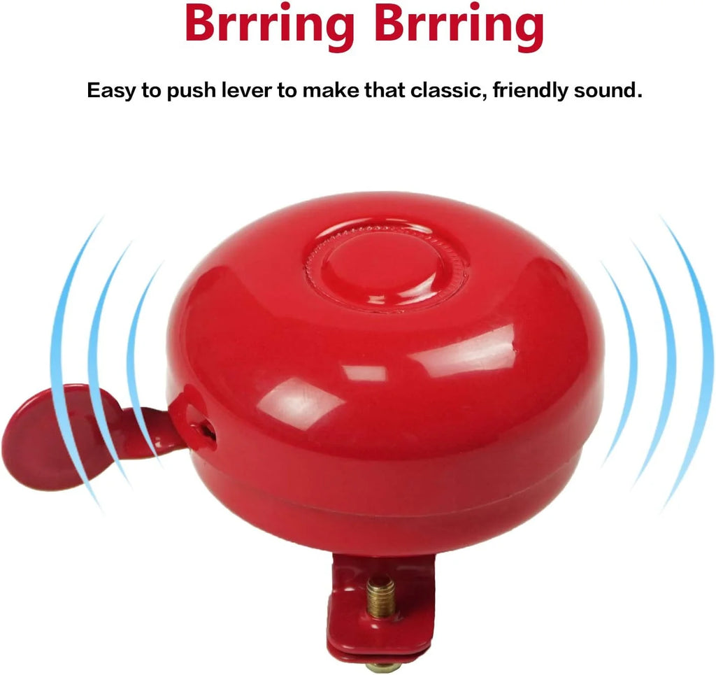 2 Pack All Metal Bike Bell for Bicycle Handlebars P7285