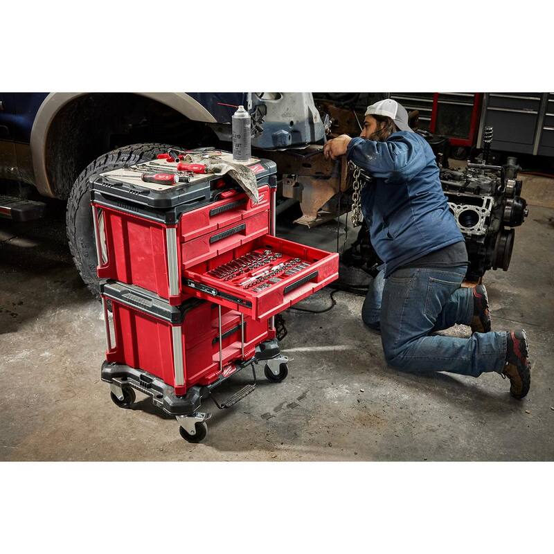 22 in. 3-Drawer Tool Box with Metal Reinforced Corners I807