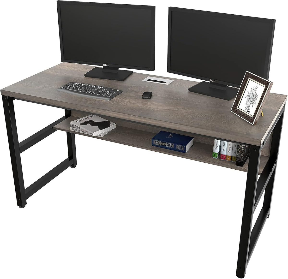Computer Desk with Bookshelf F36896