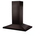 Black Stainless Steel Island Mount Range Hood Q6640