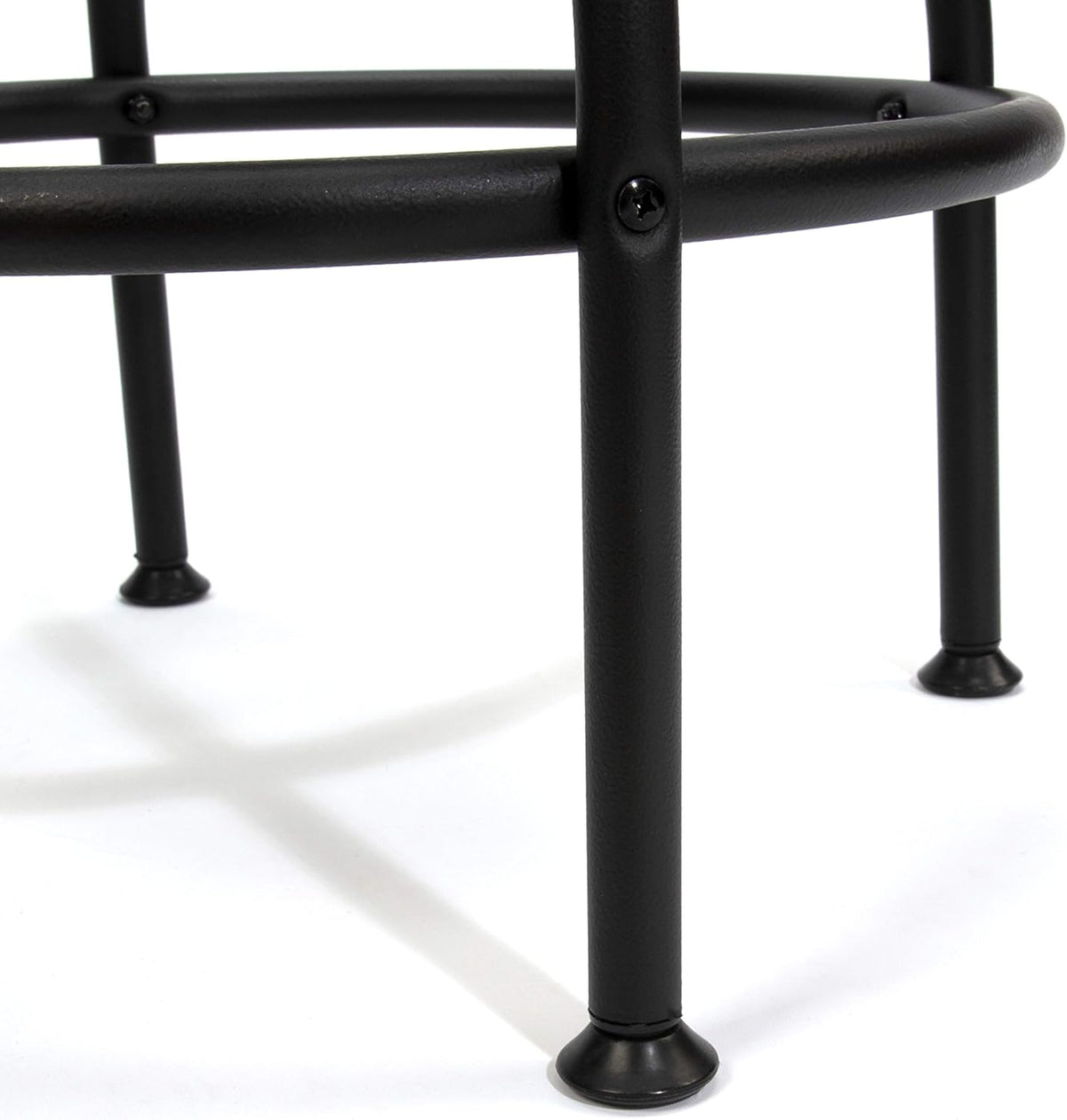 Adjustable Height Work Shop Stool with Padded Vinyl Seat P77149