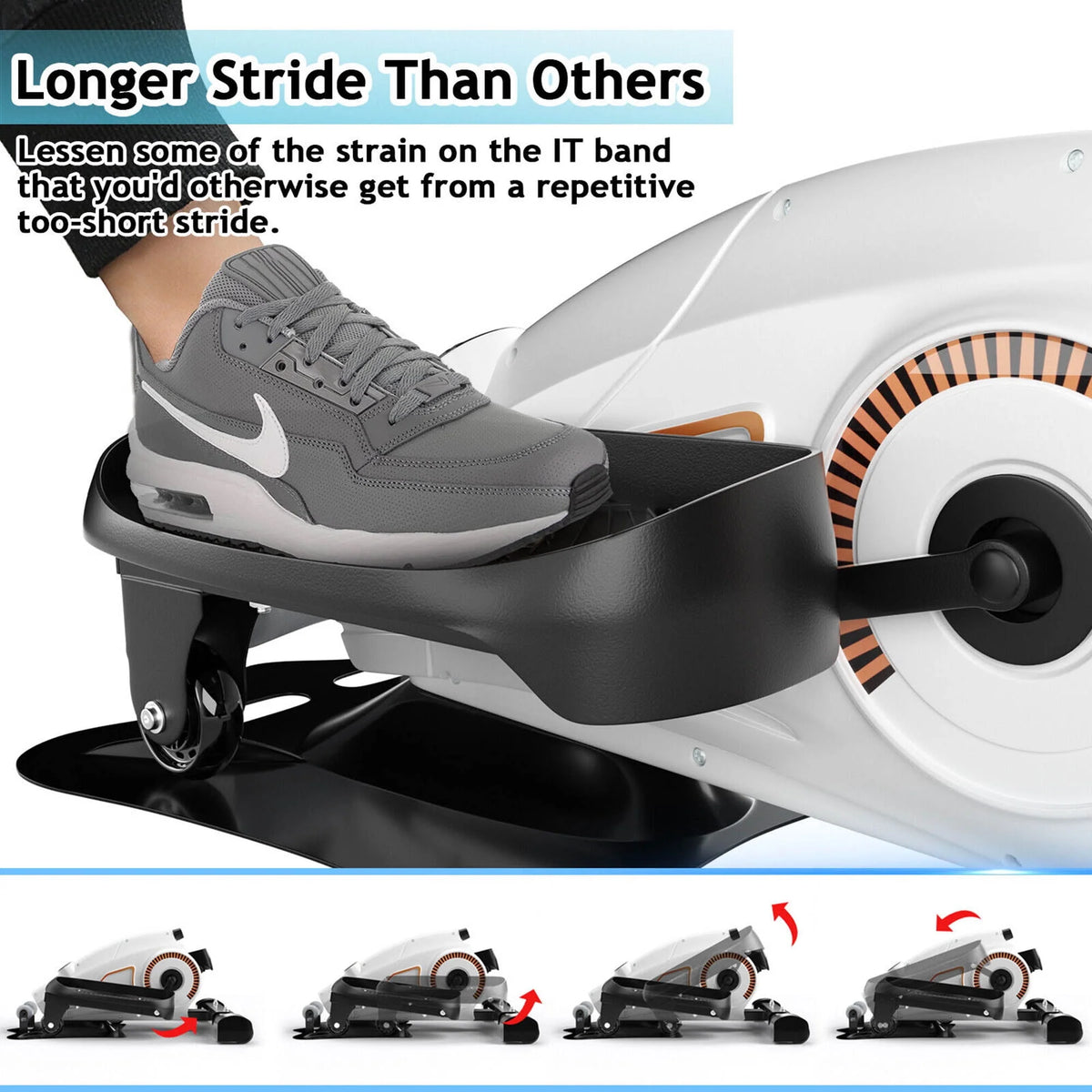 Portable Mini Magnetic Elliptical Stepper Machine Q590304
