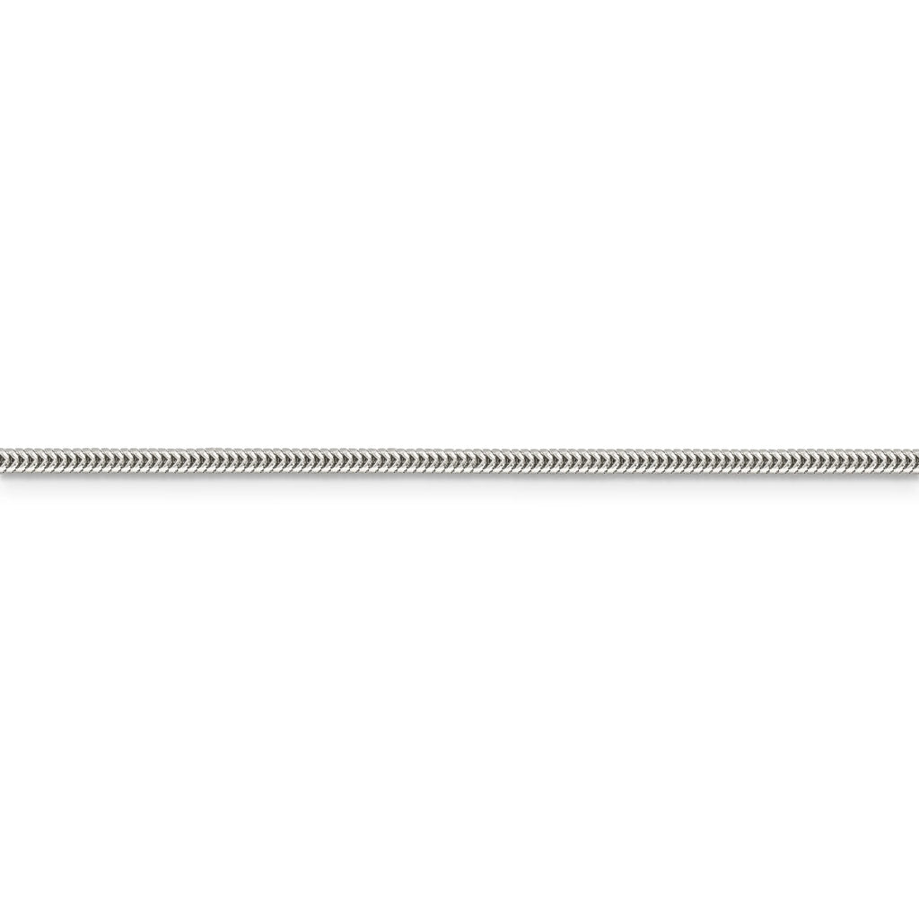 Sterling Silver 1.6mm Round Snake Chain B646