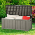 120 Gallon Weatherproof Outdoor Storage Deck Box G854