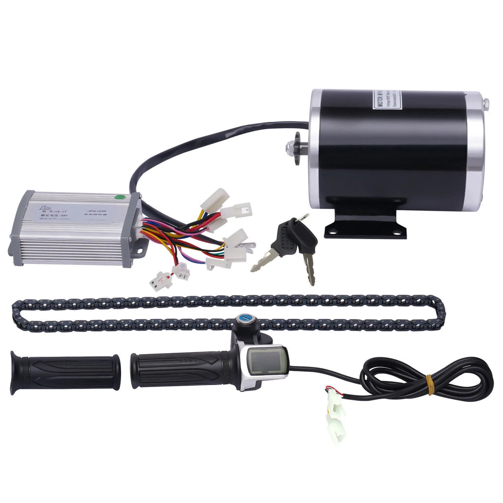 48V 3 Speed Gears Brush Electric Bicycle Conversion Kit T854510