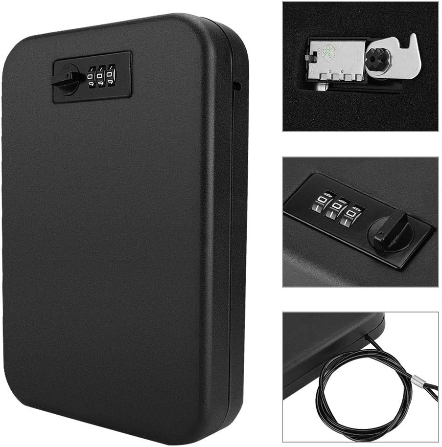 Portable Fireproof Waterproof Security Case with Key Lock E128