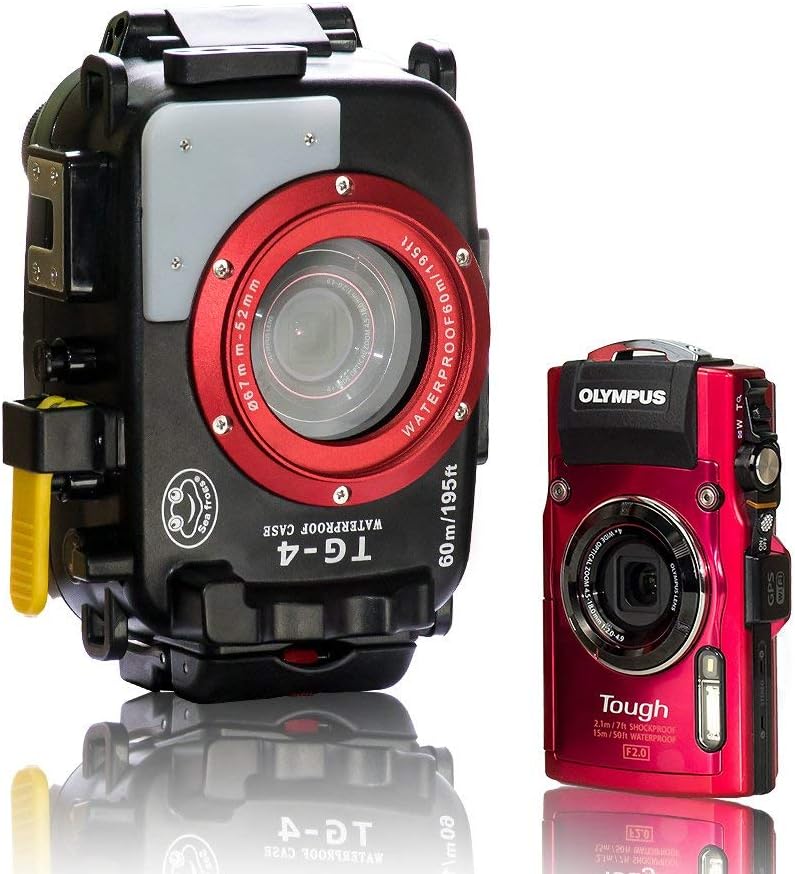 Underwater Camera Housing for Olympus TG-4 Black J373919