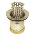 Polished Copper Brass Bar Prep Strainer with Lift-Out Basket T9778