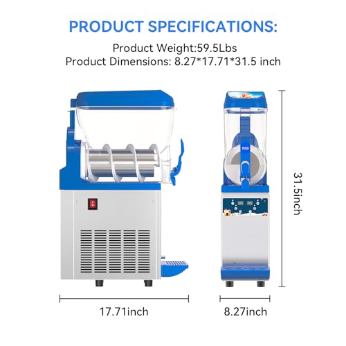 30L 304 Stainless Steel Commercial Slushy Machine V332