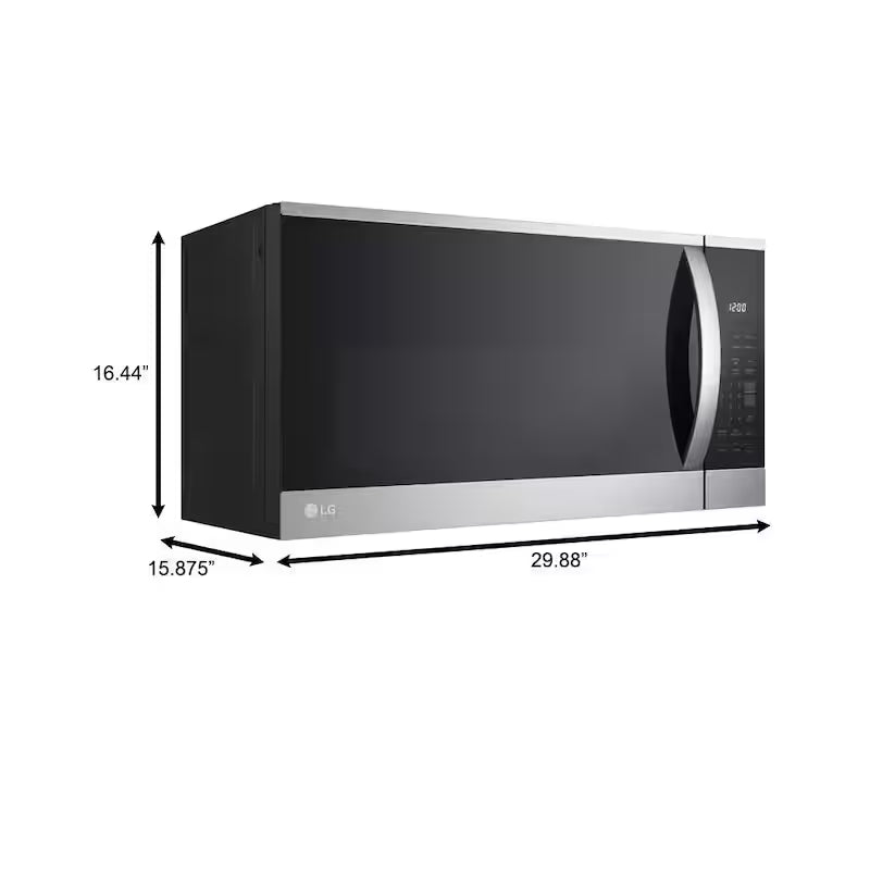 30 in. W Smart Over the Range Microwave Oven 1000-Watt F86355