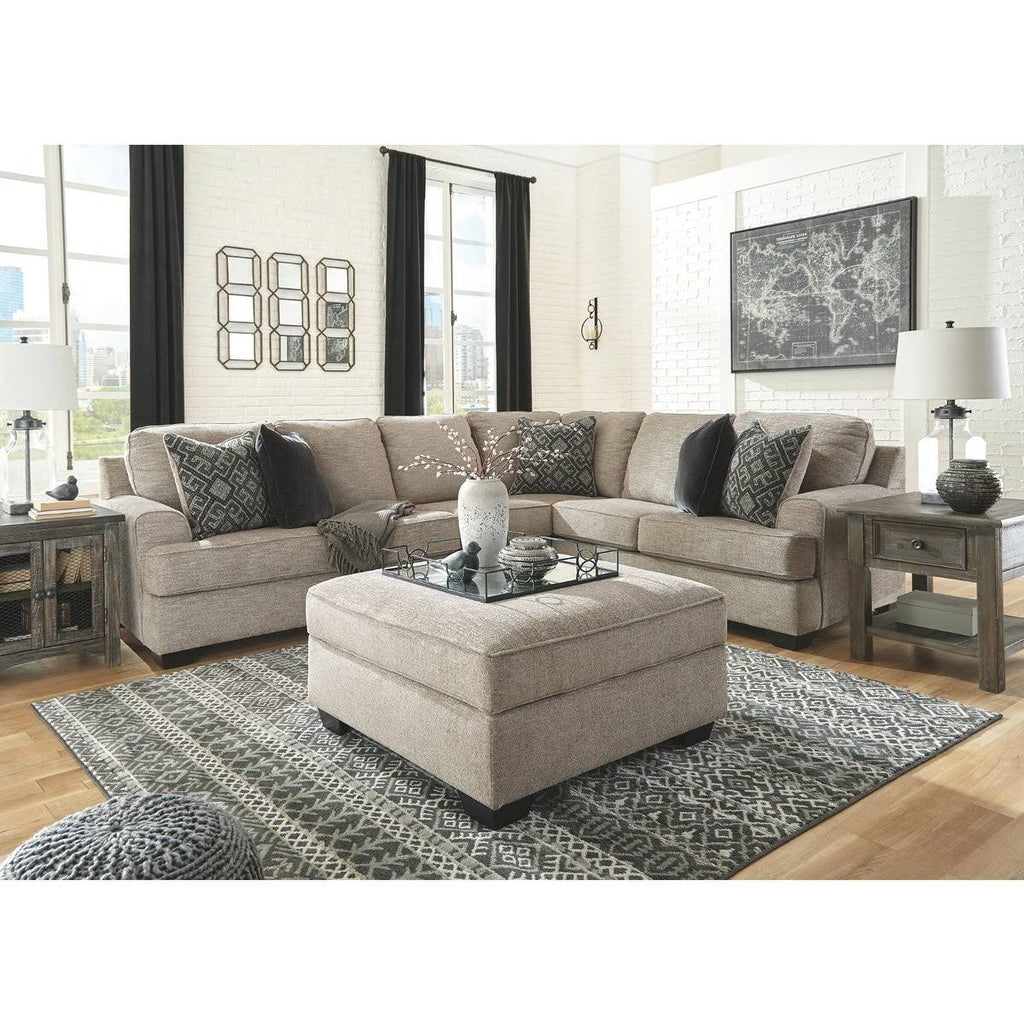 Stone Storage Ottoman A501833
