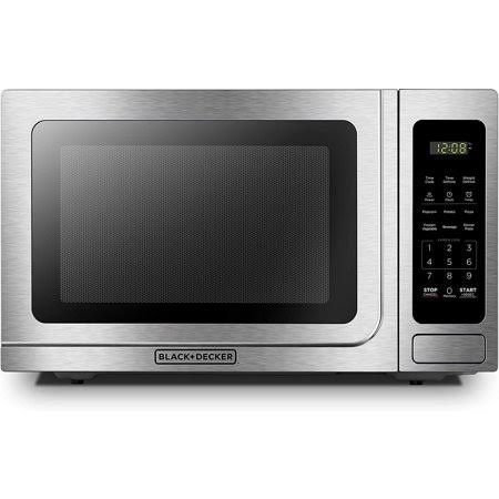 Digital Microwave Oven with Turntable, 1000W, 1.4 cu.ft, Stainless Steel O6565