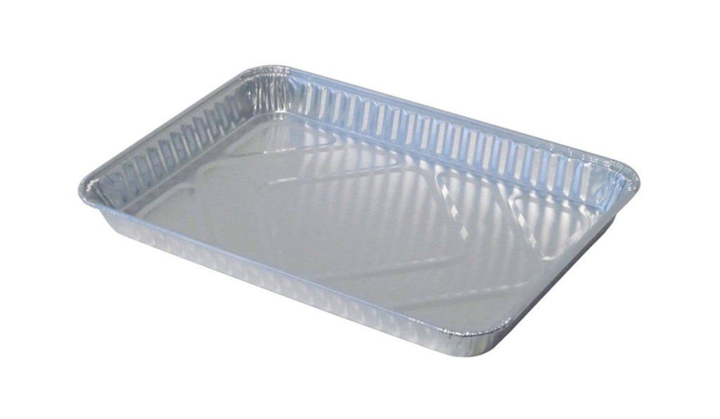 Disposable Aluminum 1/4-Size Sheet Cake Pan (Pack of 100) H887467
