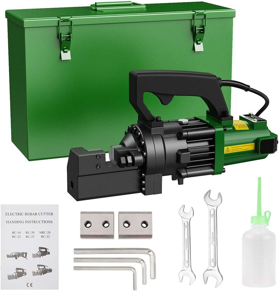 900W Electric Rebar Cutter, 5/8 Inch, Replaceable Jaw Blades C477360