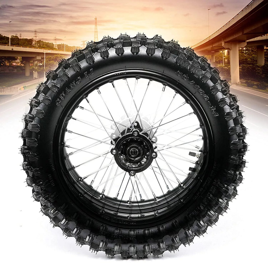 14 90/100-14 Rear Wheel Tire and Rim Inner Tube with 15mm Bearing C387474