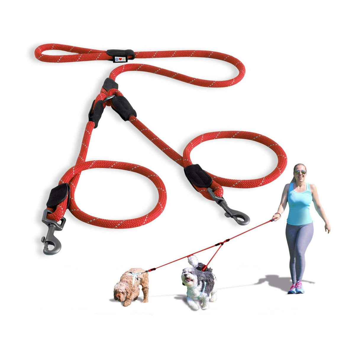 Reflective Rope Dog Leash A80891