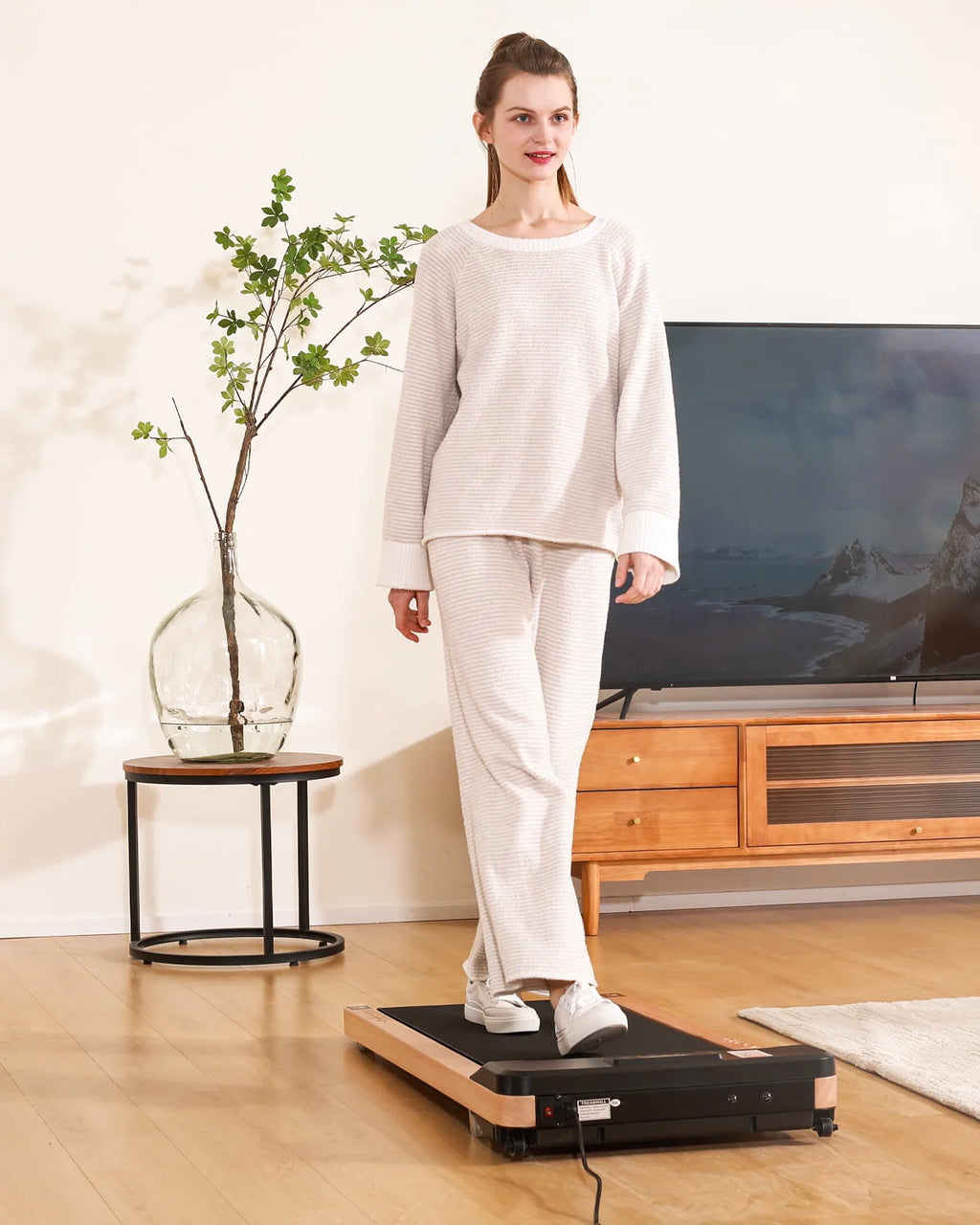 2.25HP Under Desk Treadmill with Remote Control Y5074