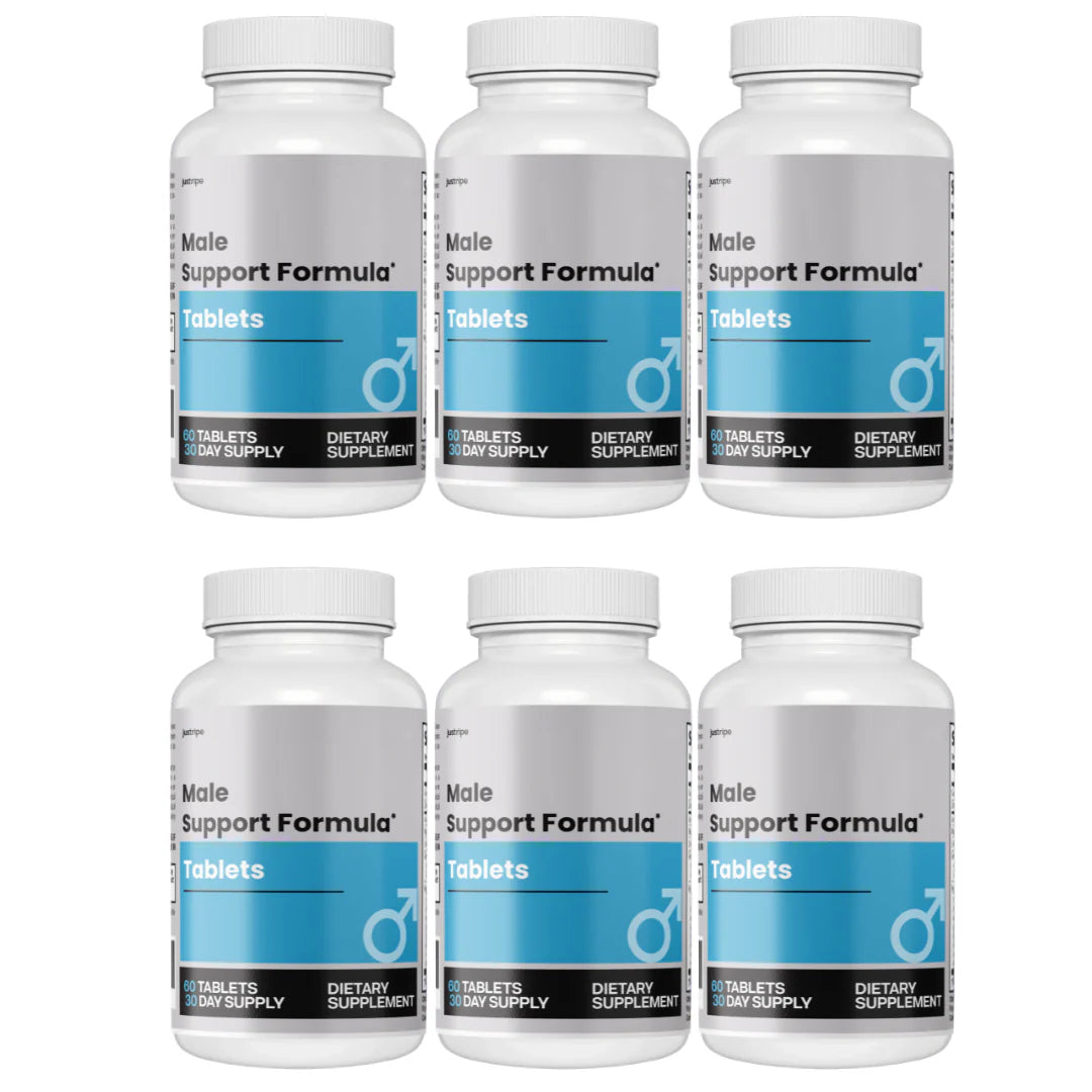 Male Support Supplement, 6 Bottles M49834