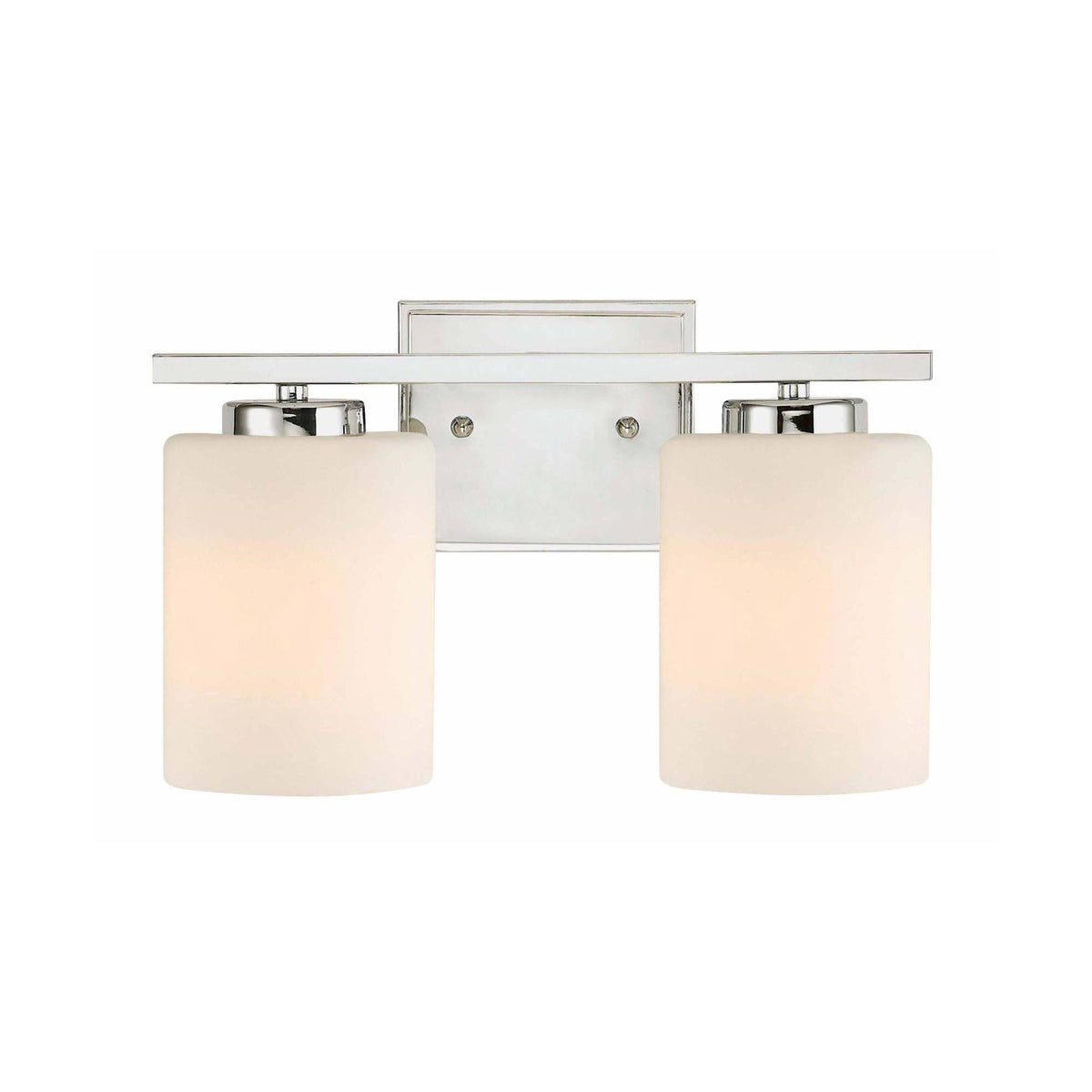 Chrome 2 Light Bath Bar X152