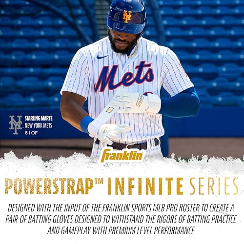 MLB Batting Gloves - Durable Full Wrap Cage Practice Gloves - Heavy Duty Leather J5189