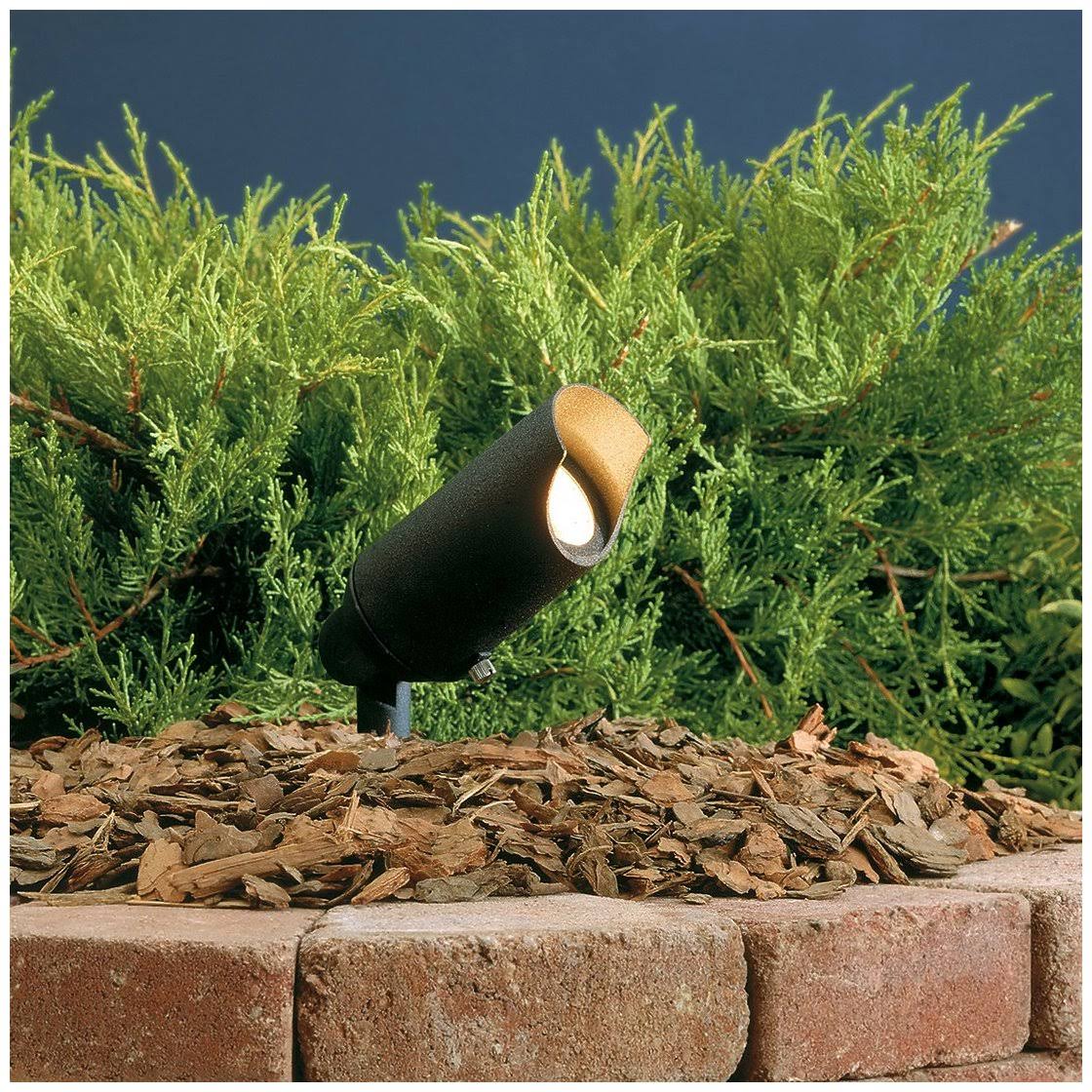 Textured Black Landscape Light S7535