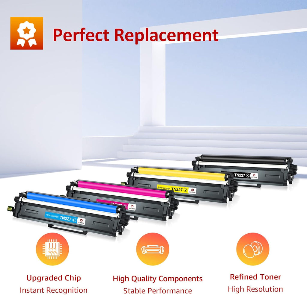 Compatible Toner Cartridge Replacement 4 Pack High Yield V57737