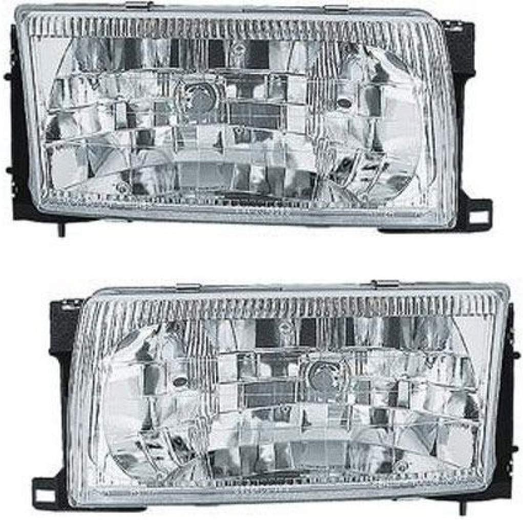 Halogen Headlight Assembly Pair for Nissan Quest 1996 1997 1998 U3040
