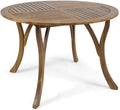 Round Acacia Wood Dining Table M318
