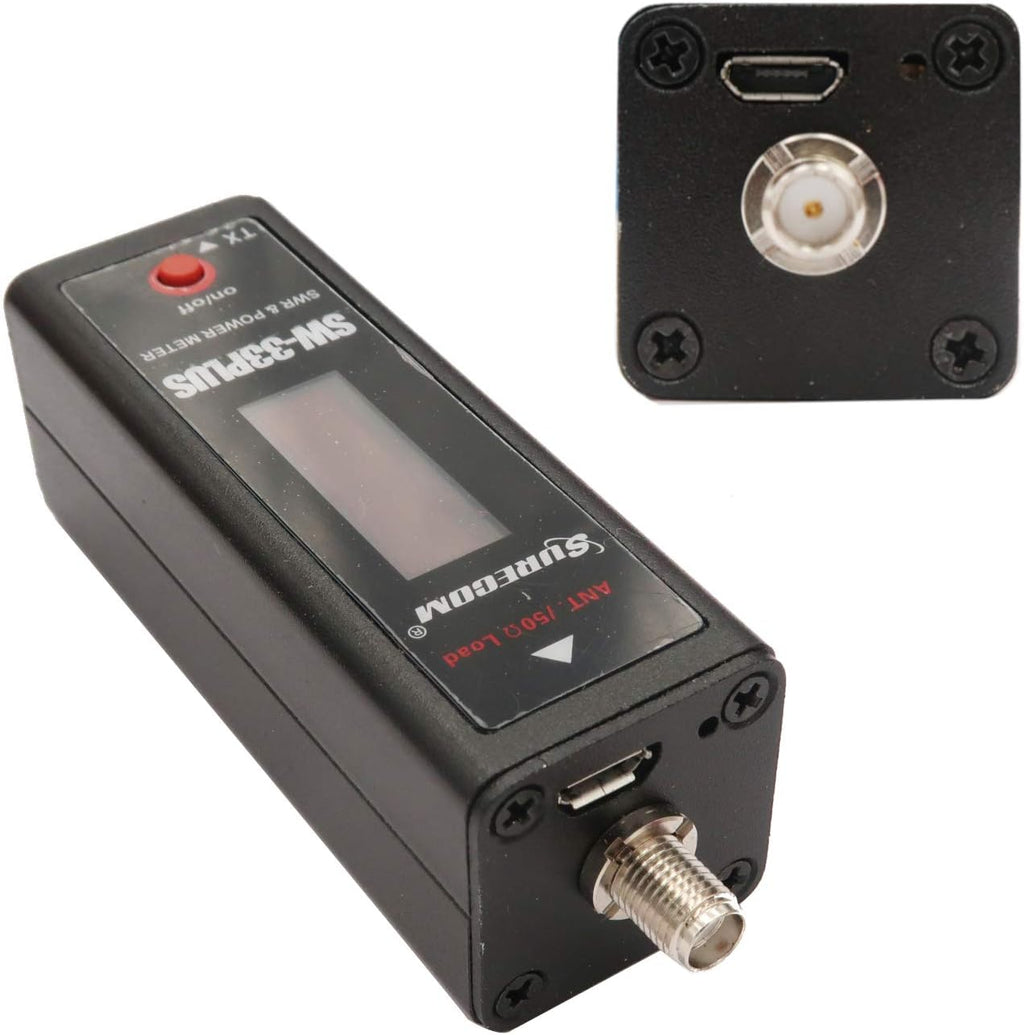 100W 125-525 MHz Digital VHF UHF Two-Way Radio SWR Meter Pack of 2 J410