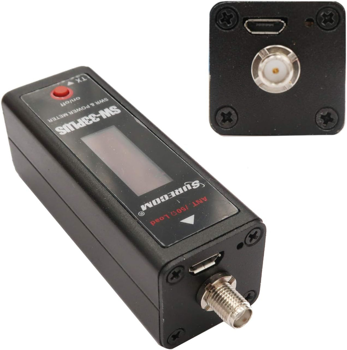 100W 125-525 MHz Digital VHF UHF Two-Way Radio SWR Meter Pack of 2 J410