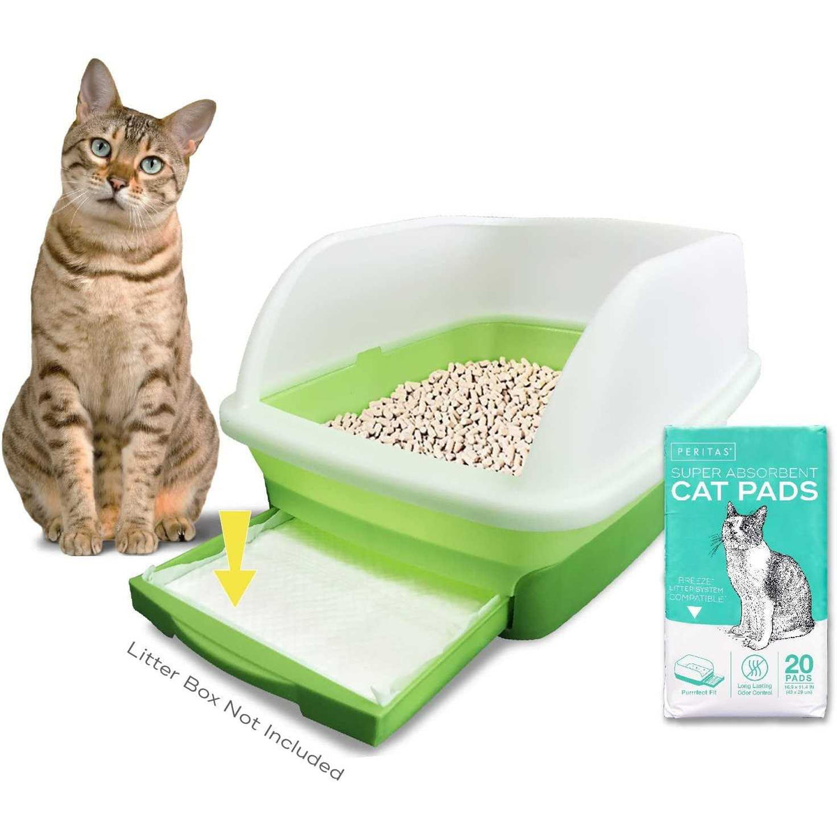 20ct Cat Litter Box Pads Q164