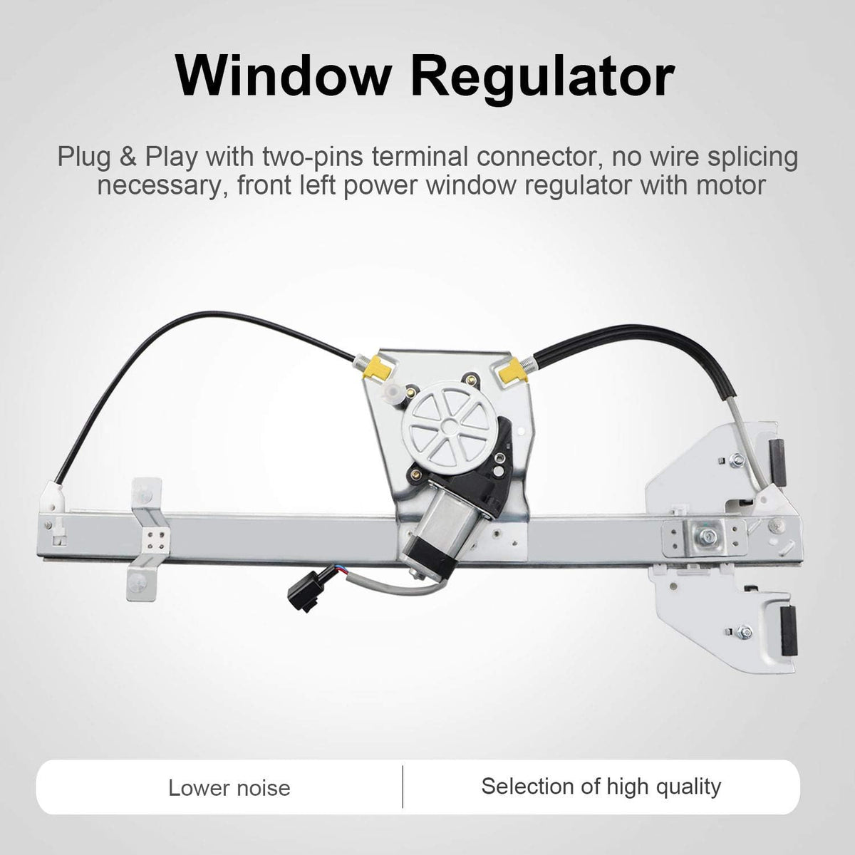 Rear Driver Left Side Power Window Regulator with Motor Pack of 2 D970341