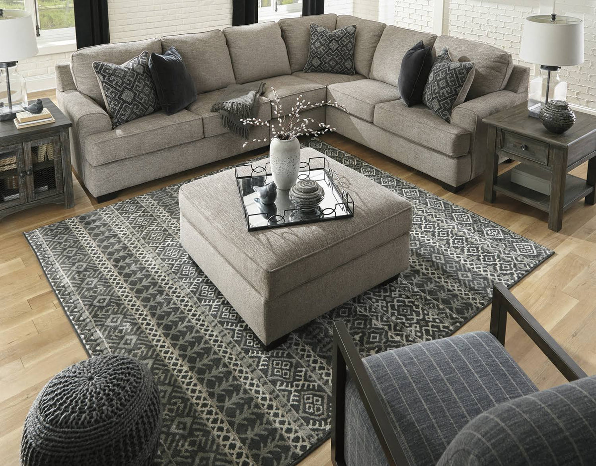 Stone Storage Ottoman A501833