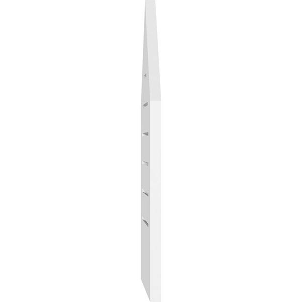 Peaked Top Surface Mount PVC Gable Vent V55593