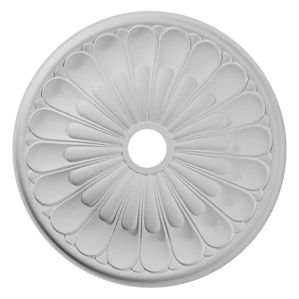 Hand-Painted Golden Oak Ceiling Medallion C563