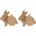 Easter Rabbit Wooden Ornaments I595007