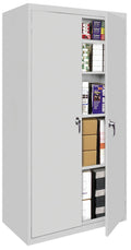 Gray Metal Storage Cabinet F628182