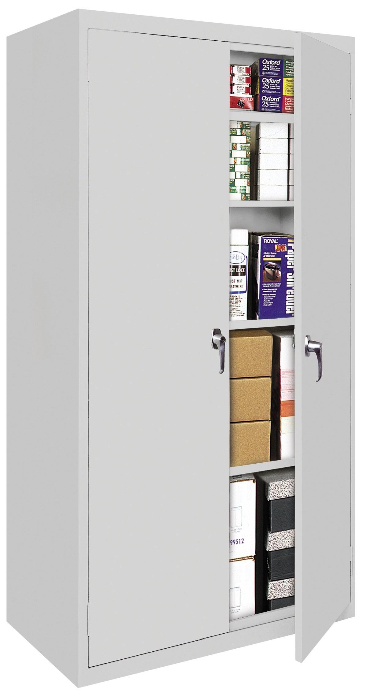 Gray Metal Storage Cabinet F628182