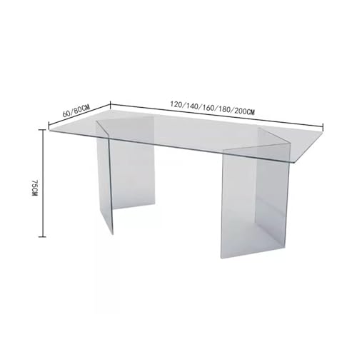 Tempered Glass Computer Desk (220 * 80 * 75cm) M188