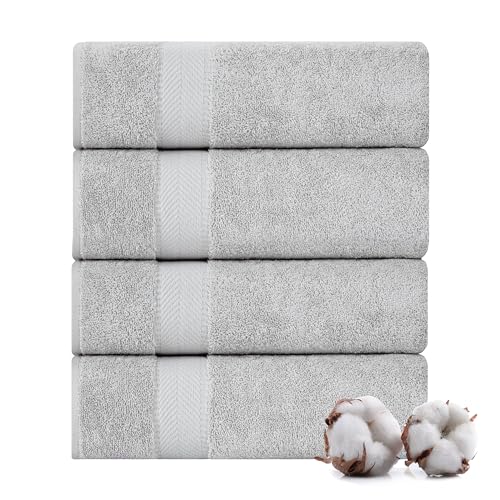 6 Pcs 100% Turkish Cotton Bath Towel Set Green V259030