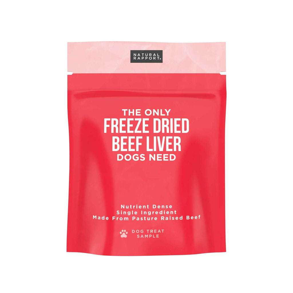 Freeze Dried Beef Liver Dog Treats W19400