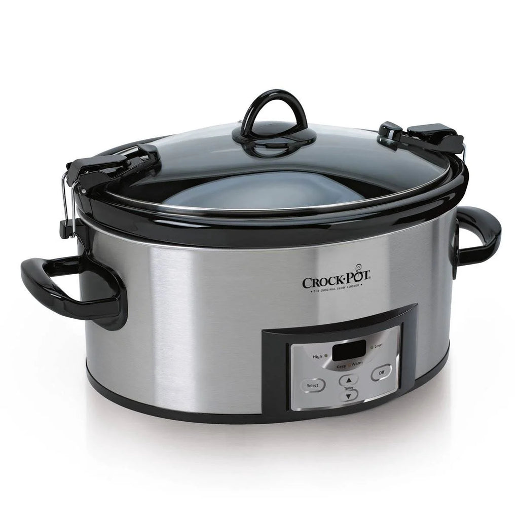 6 Quart Oval Slow Cooker Stainless Steel G39935