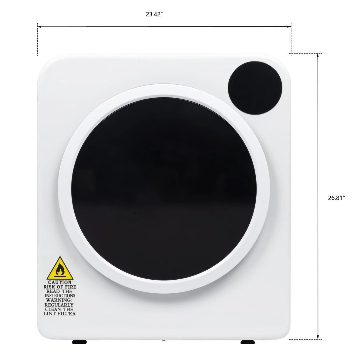 Electric Tumble Laundry Dryer Stainless Steel Tub 13.2 lbs S951316