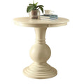 Antique White Pedestal Table E65727