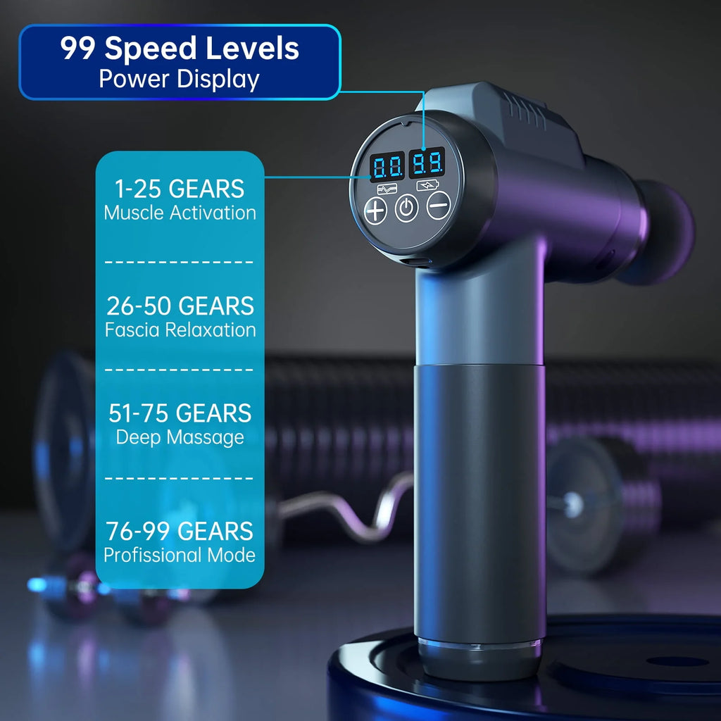 Handheld Deep Tissue Percussion Massage Gun S549