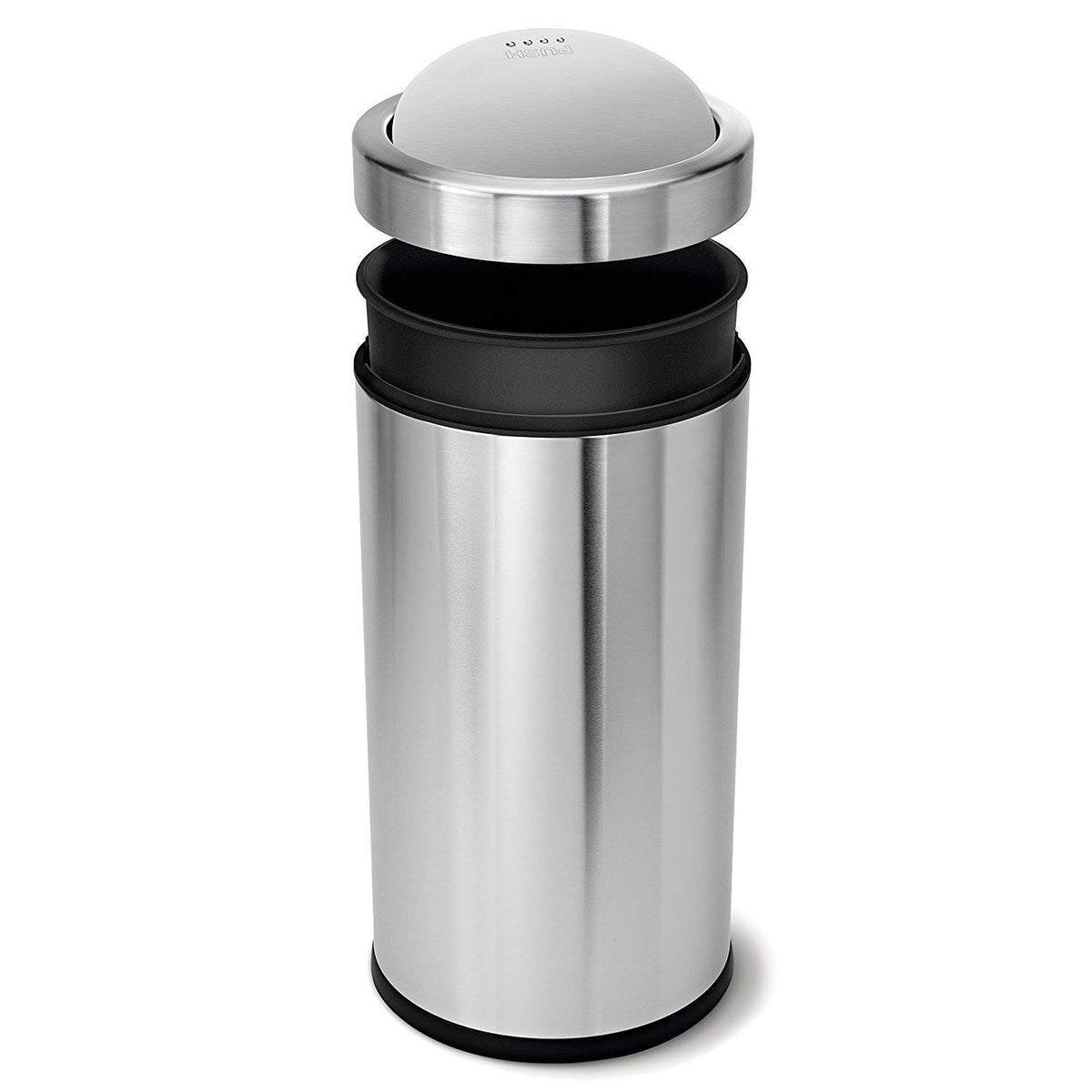 Brushed Stainless Steel Swing Top Bin A75714