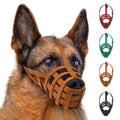 Leather Dog Muzzle Adjustable Breathable Medium Large Breeds Y319